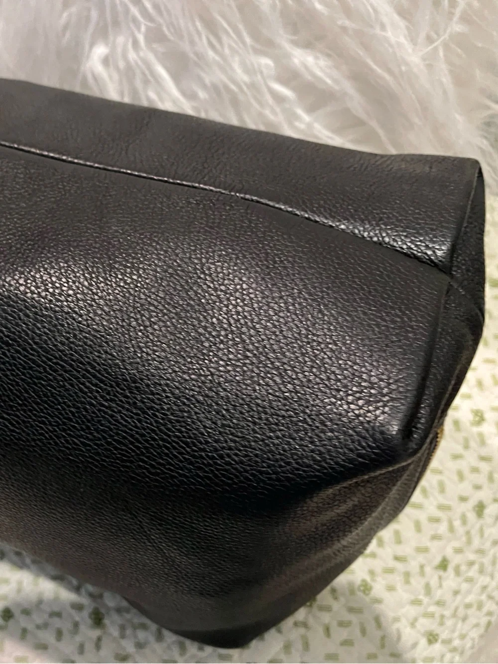 kate spade Mansfield Juniper Black Pebbled Leather Hobo Bag